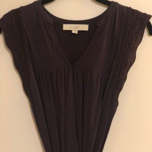 LOFT Sleeveless Tie Wrap Dress